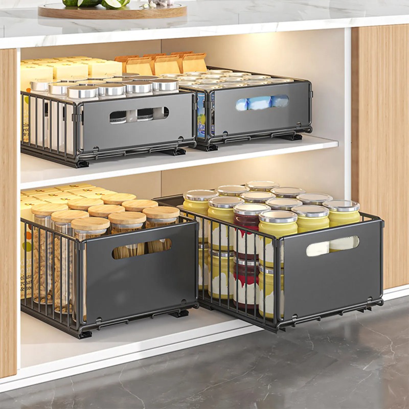 Drawer Slide Pair - 1 szt. Półka kuchenna z szynami