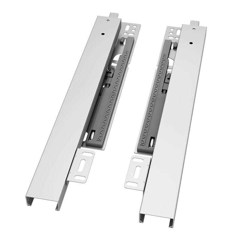 Drawer Slide Pair - Otwierane na nacisk, 1 para prowadnic