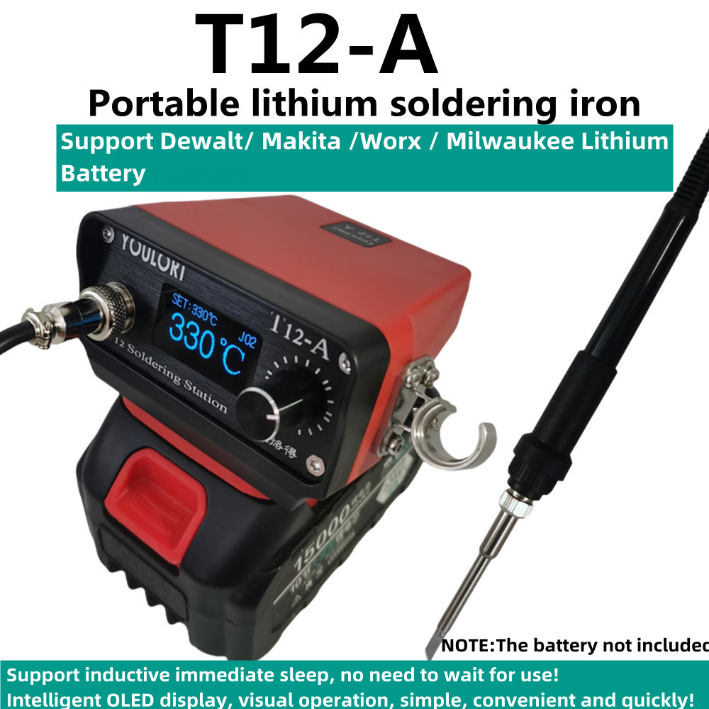 Milwaukee Drill M12 Fuel - T12-A STM32 V3 bezprzewodowa stacja lutownicza