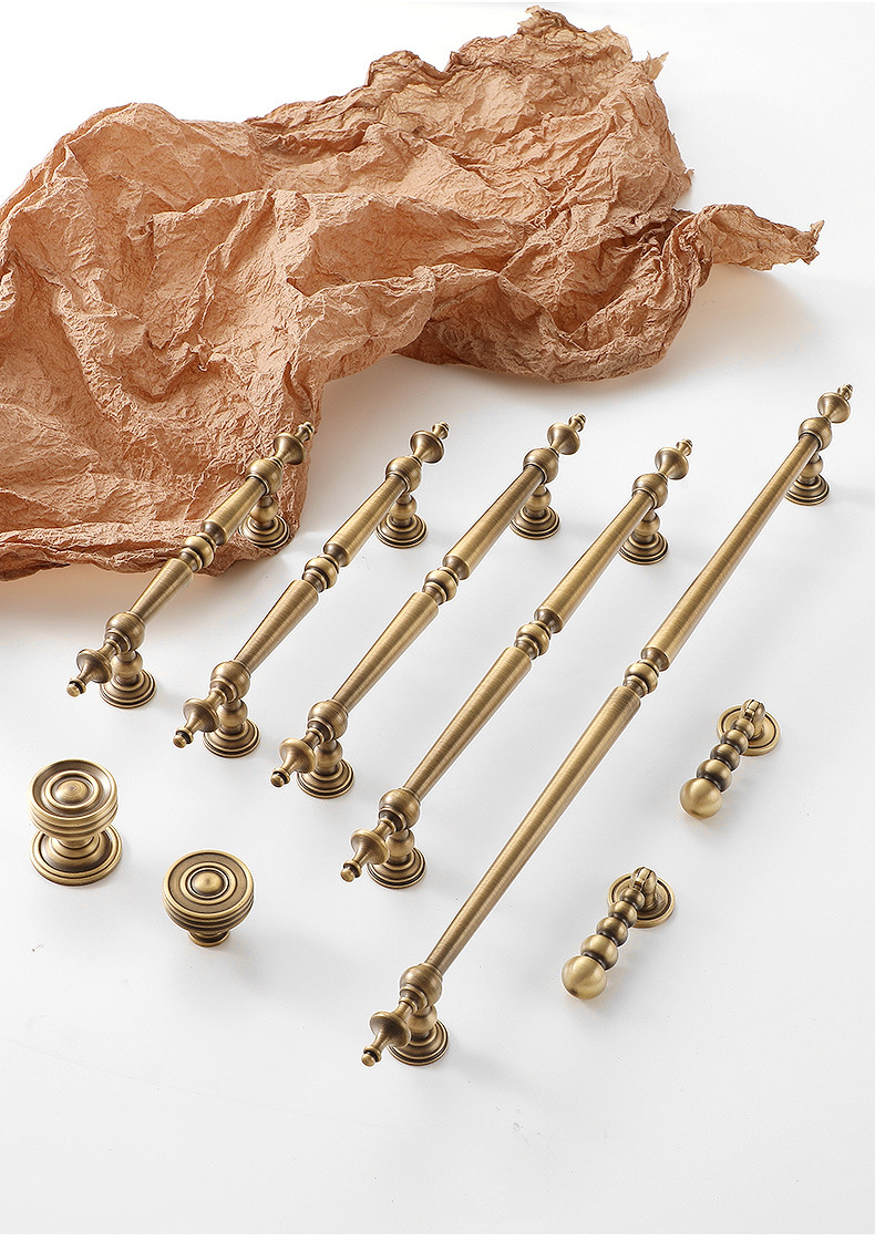 Furniture Hardware Drop Pulls - Szafka z litego mosiądzu Drop Pull