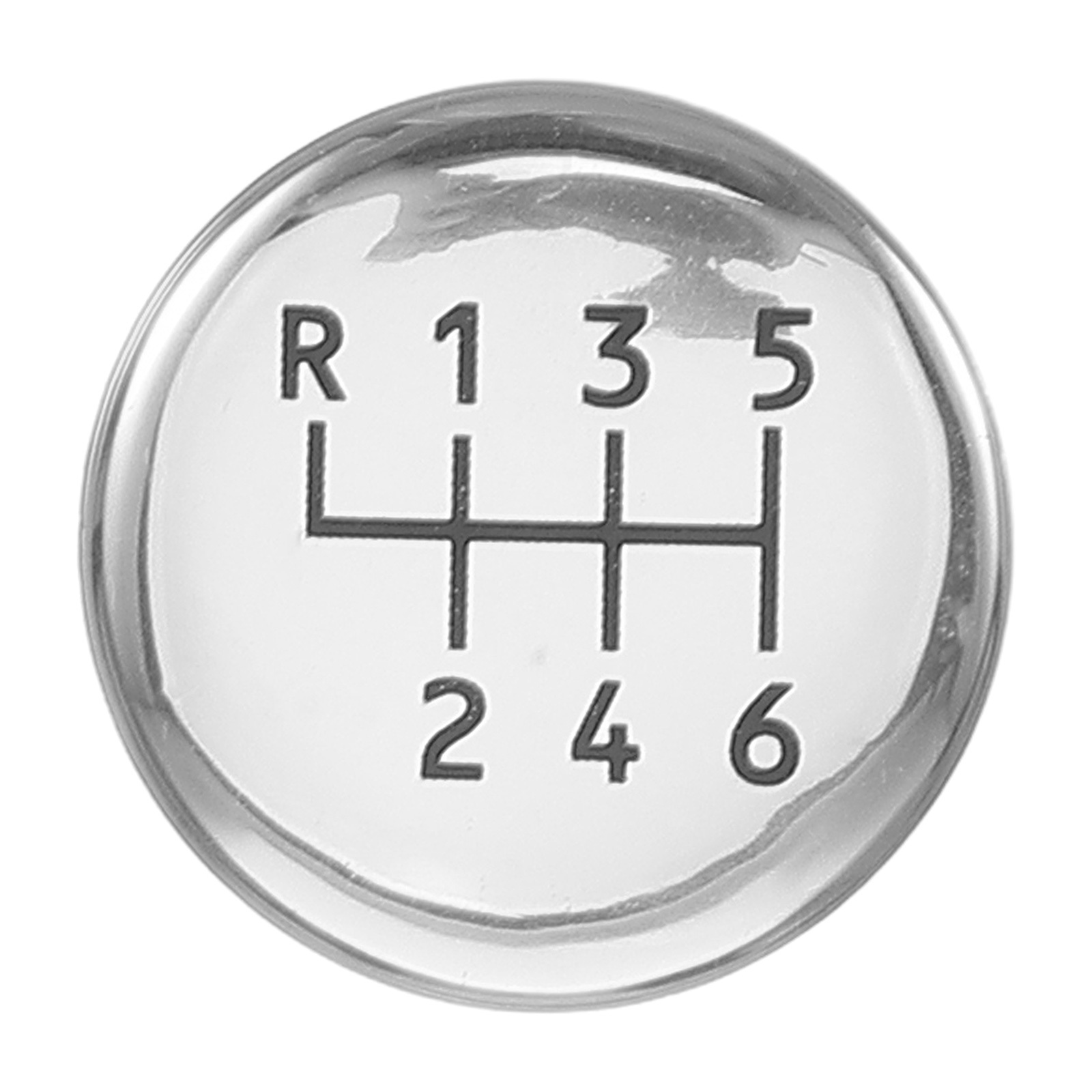 Cabinet Knob Round - Naklejka na gałkę zmiany biegów manualnej