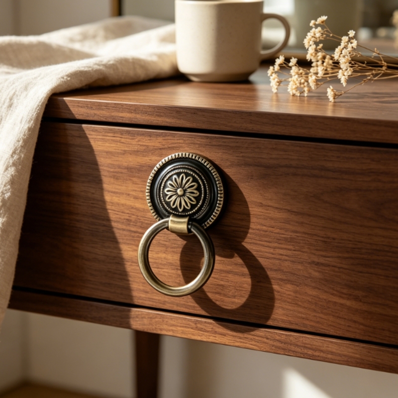 Furniture Hardware Drop Pulls - Zestaw 6 okuć do szuflad w