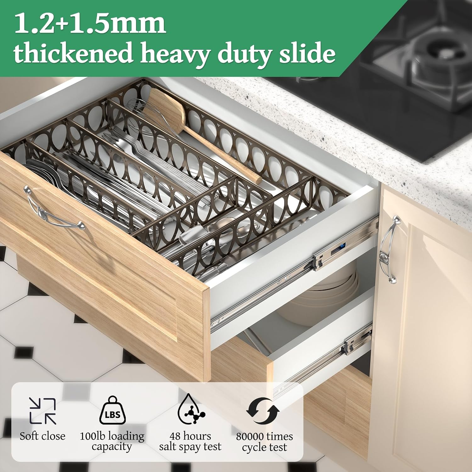 Prowadnice do szuflad 14 cali, – Drawer Slide Pair recenzja i cena