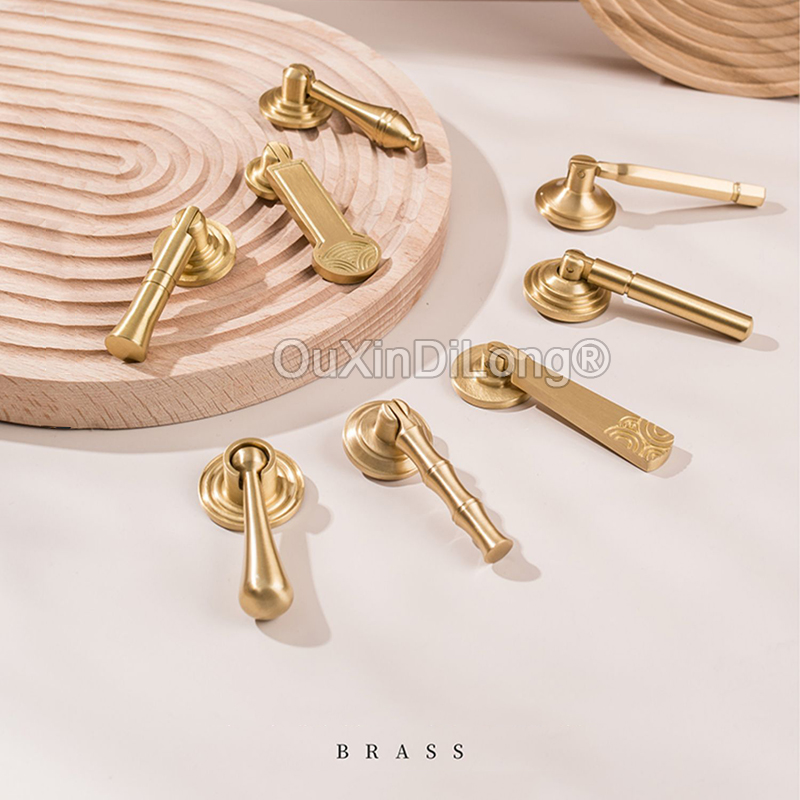 1 SZT. Mosiężne uchwyty w styl – Furniture Hardware Drop Pulls recenzja i cena