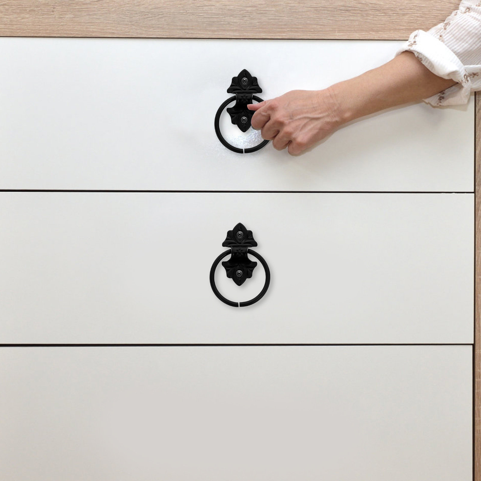2 szt. Okrągłe uchwyty do szuf – Furniture Hardware Drop Pulls recenzja i cena