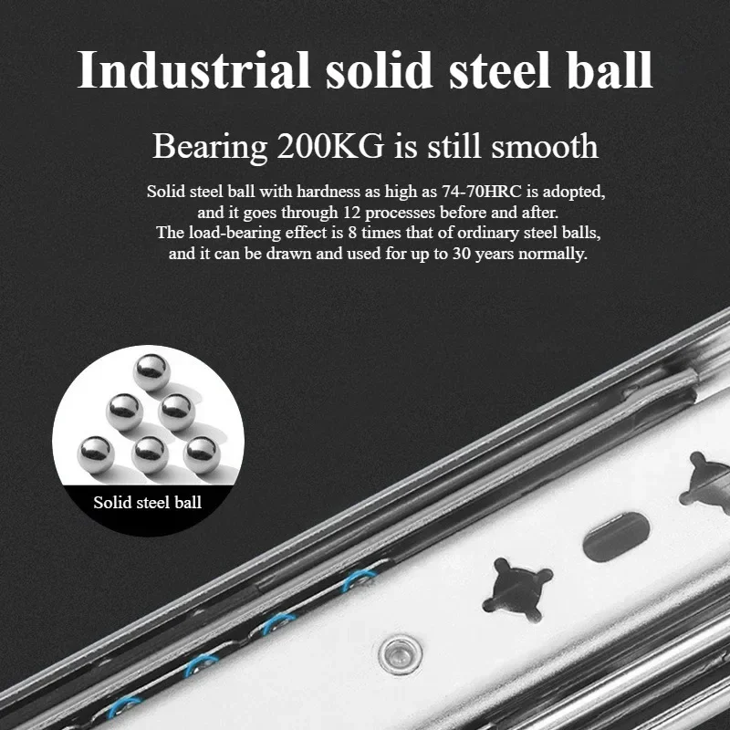 1 para 53 mm wytrzymałe prowad – Drawer Slide Pair recenzja i cena