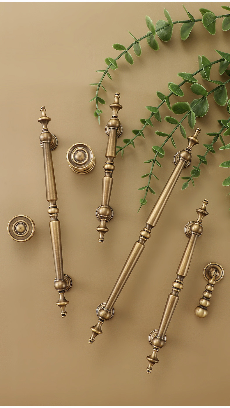 Szafka z litego mosiądzu Drop  – Furniture Hardware Drop Pulls recenzja i cena