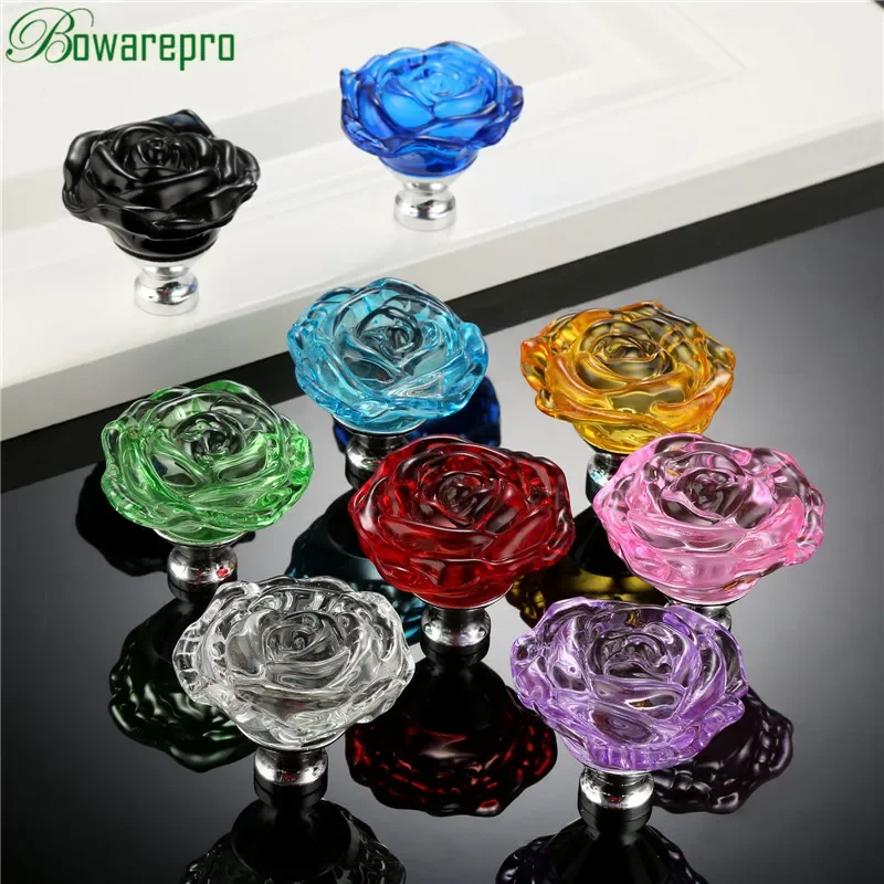 Bowarepro 50MM kryształowa róż – Cabinet Knob Round recenzja i cena