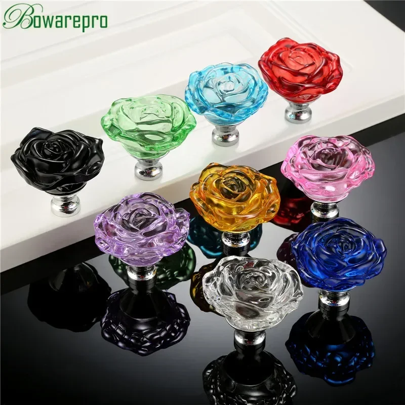 Bowarepro 50MM kryształowa róż – Cabinet Knob Round recenzja i cena