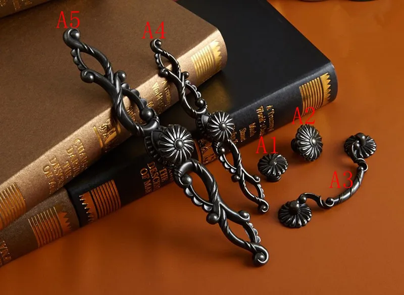 2 szt. Retro Metalowe Uchwyty  – Furniture Hardware Drop Pulls recenzja i cena