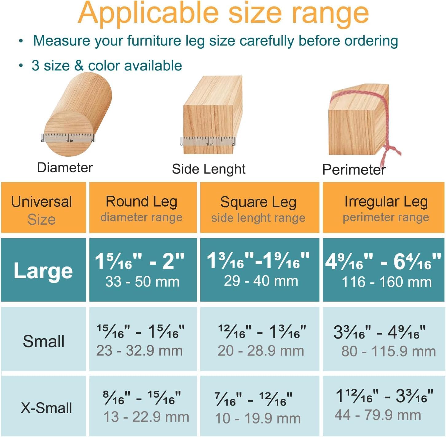 16 szt. Ochraniacze na nogi kr – Furniture Foot Pad recenzja i cena