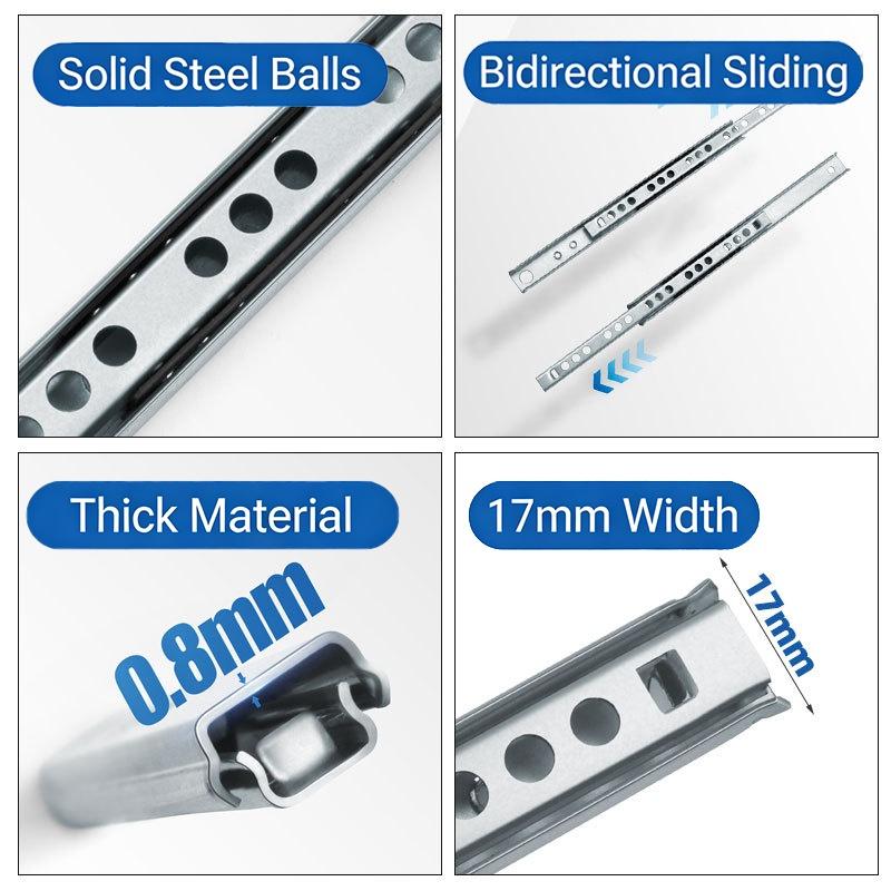2 Zestawy Prowadnic do Szuflad – Drawer Slide Pair recenzja i cena