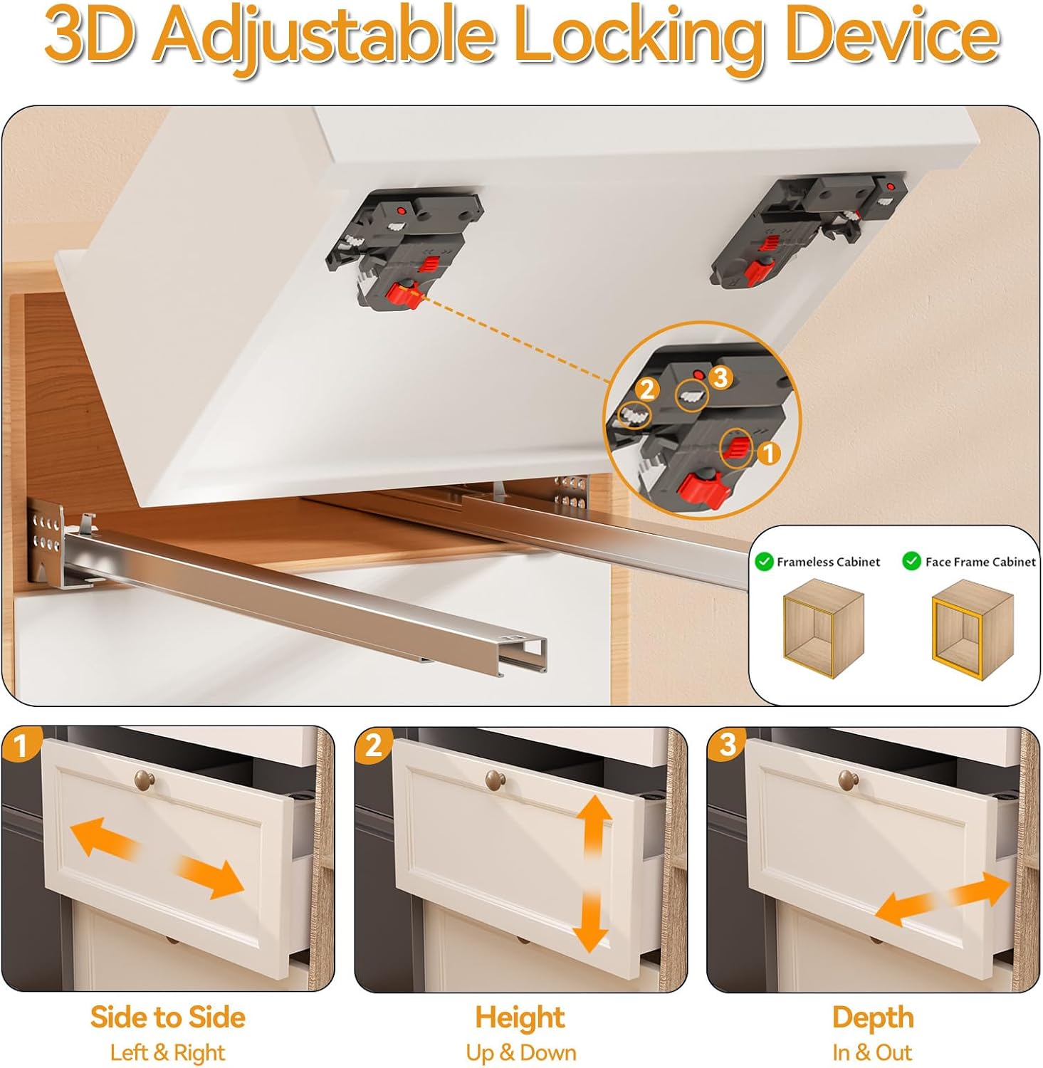 Prowadnice do szuflad podwiesz – Drawer Slide Pair recenzja i cena