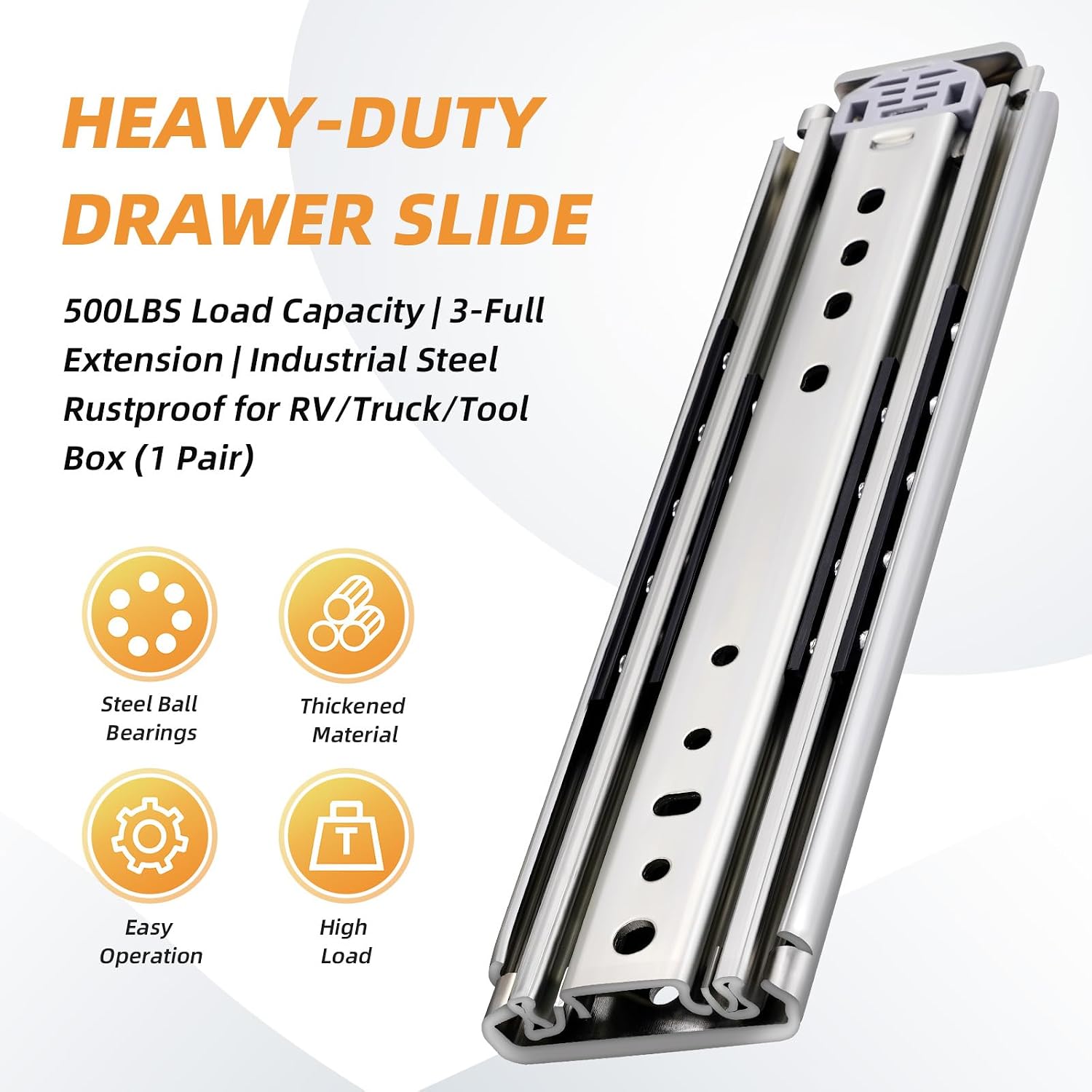 Szyny do szuflad bocznych, wyt – Drawer Slide Pair recenzja i cena