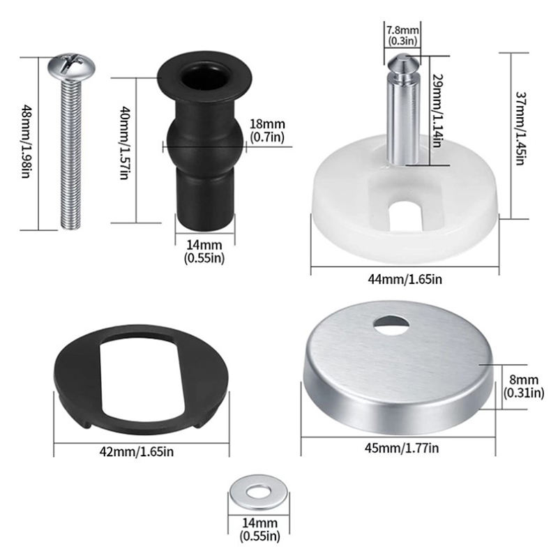 2 szt. Zawiasy mocujące do des – Furniture Screw Type recenzja i cena