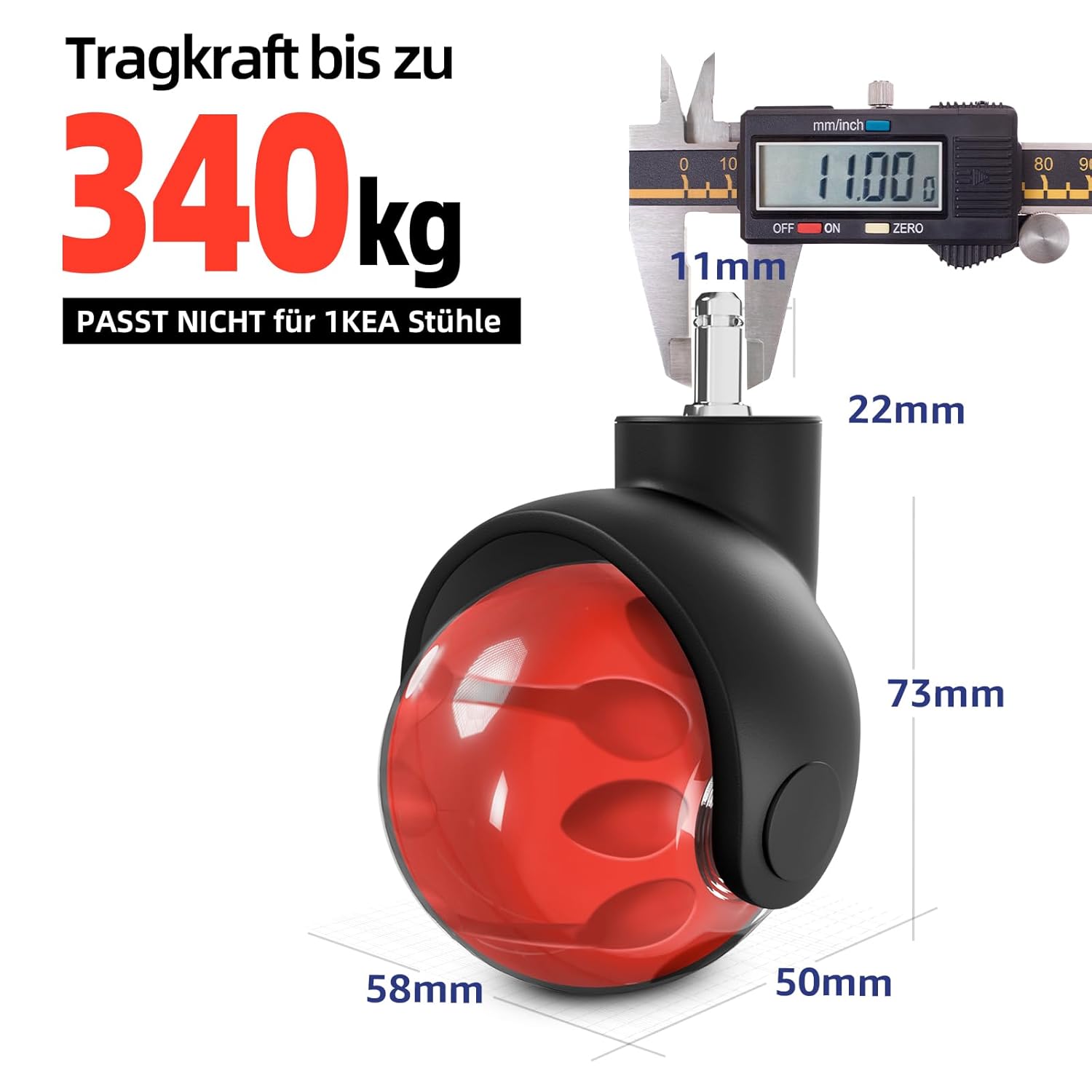 (5 sztuk) Kółka do krzeseł biu – Furniture Screw Type recenzja i cena