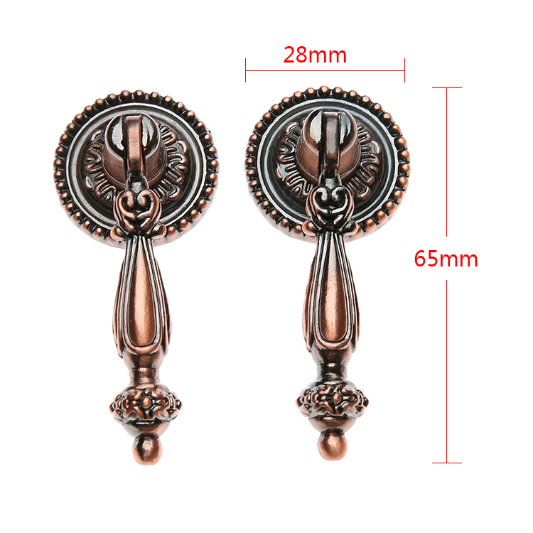 2 szt. Antyczne uchwyty do szu – Furniture Hardware Drop Pulls recenzja i cena