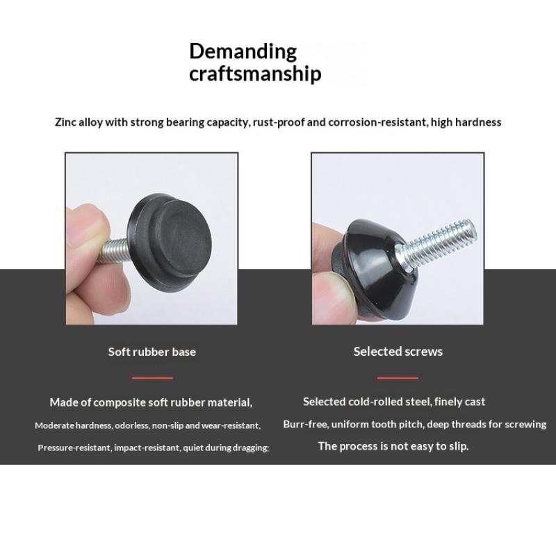 4 szt. Regulowane nóżki do meb – Furniture Screw Type recenzja i cena